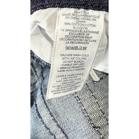 TRUE RELIGION Women's Blue Denim Ricki Relaxed Straight Big T Jean SZ 26 - Picture 10 of 12